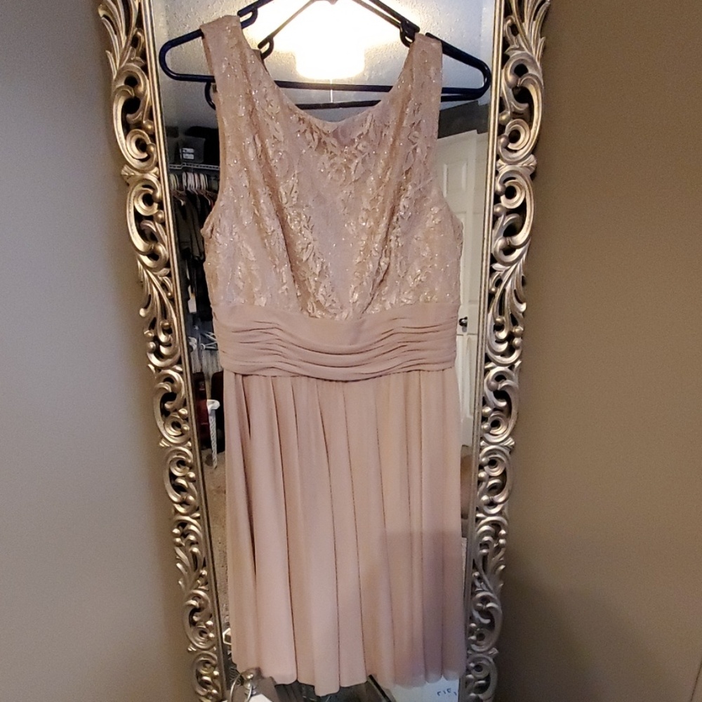 JH Champane Color Dress Prom or Homecoming